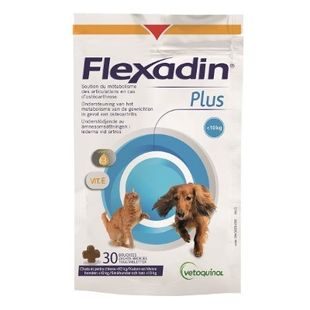 Flexadin Plus Mini <10kg | 30 kauwbrokjes