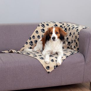 Trixie Beany fleece deken | Beige | 100x70cm