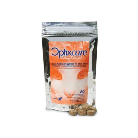 Optixcare L-Lysine Chews 60 stuks
